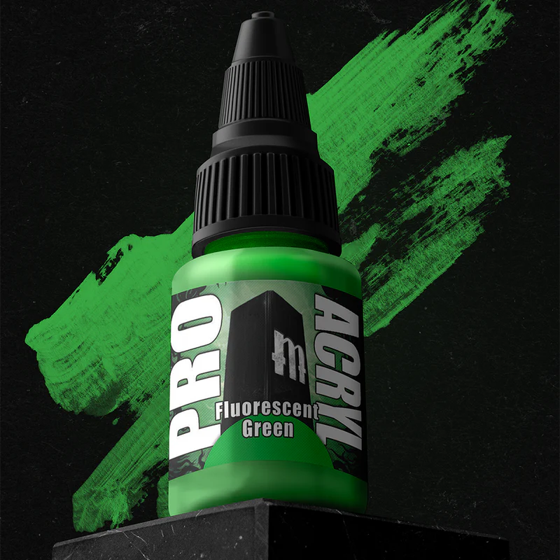 Monument Pro Acryl: Fluorescent Green 22ml