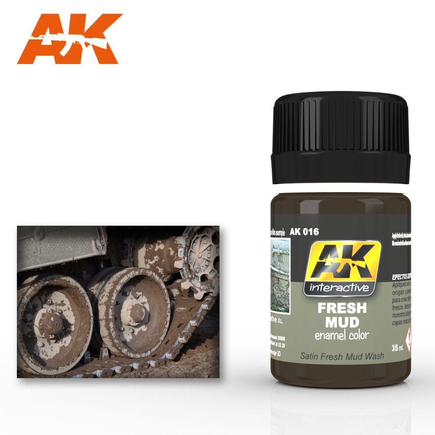 AK Interactive: Weathering Products - Fresh Mud Effects