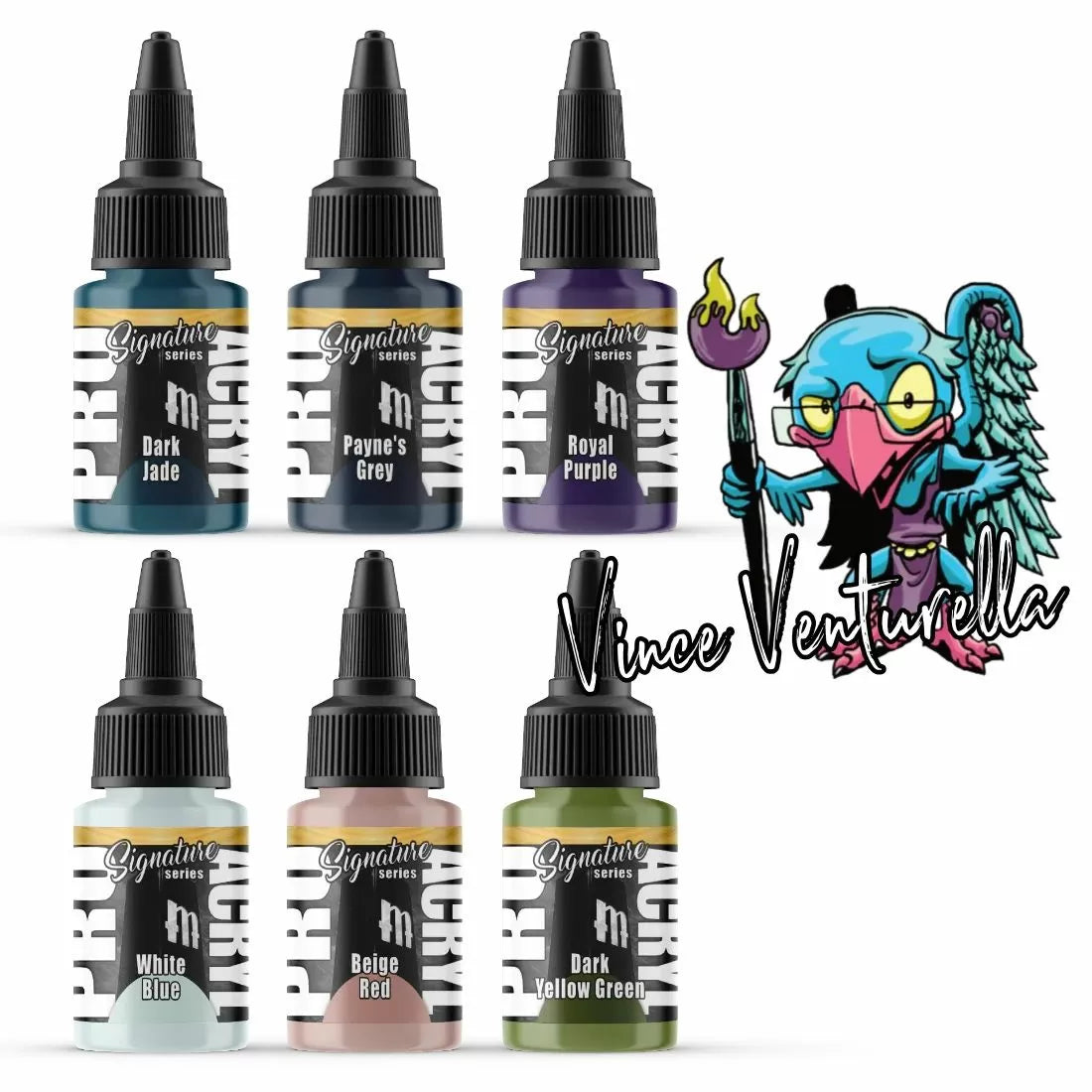 Monument Hobbies: Pro Acryl: Signature Series Set 1 - Vince Venturella
