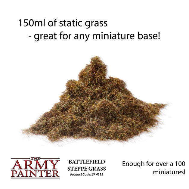 Army Painter Basing - Steppe Grass Static