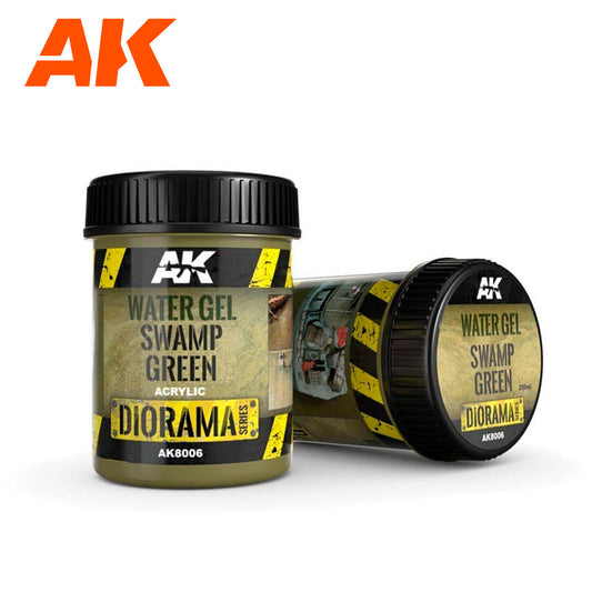 Ak Interactive: Diorama Water Gel - Swamp Green 250ml