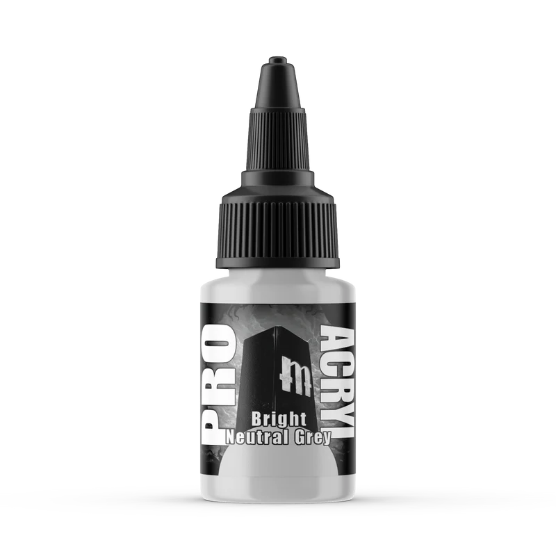 Monument Hobbies: Pro Acryl: Bright Neutral Grey 22ml