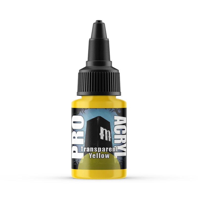 Monument Hobbies: Pro Acryl - Transparent Yellow 22ml