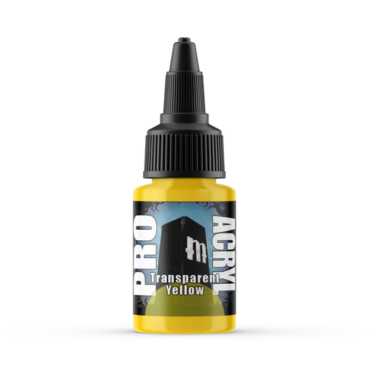 Monument Hobbies: Pro Acryl - Transparent Yellow 22ml