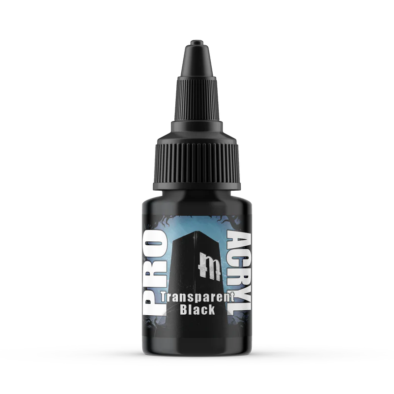 Monument Hobbies: Pro Acryl - Transparent Black 22ml