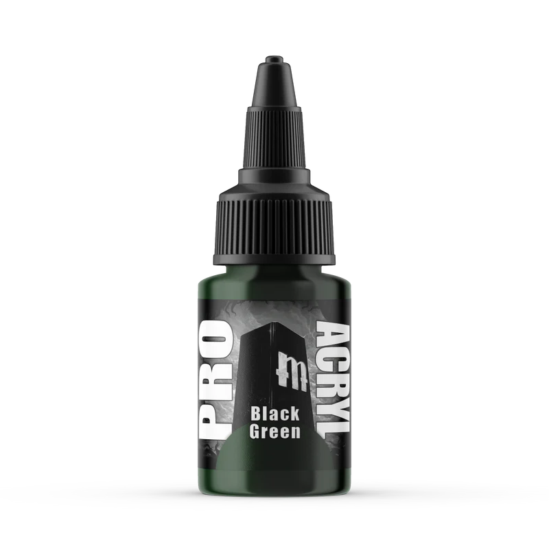 Monument Hobbies: Pro Acryl - Black Green 22ml