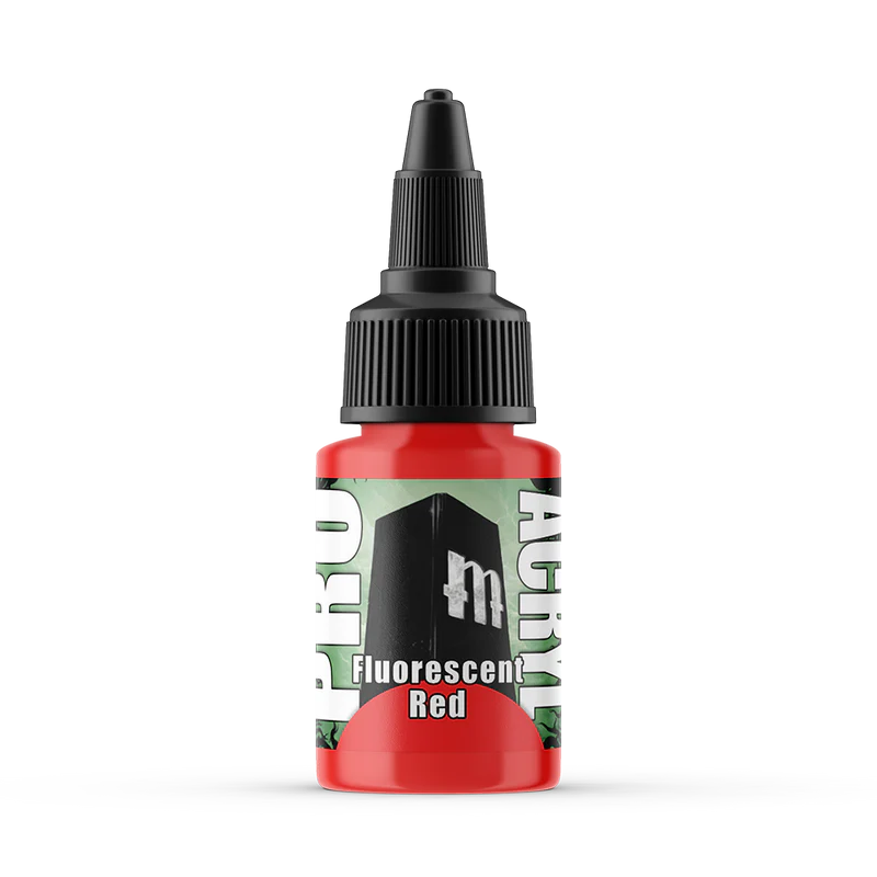 Monument Pro Acryl: Fluorescent Red 22ml