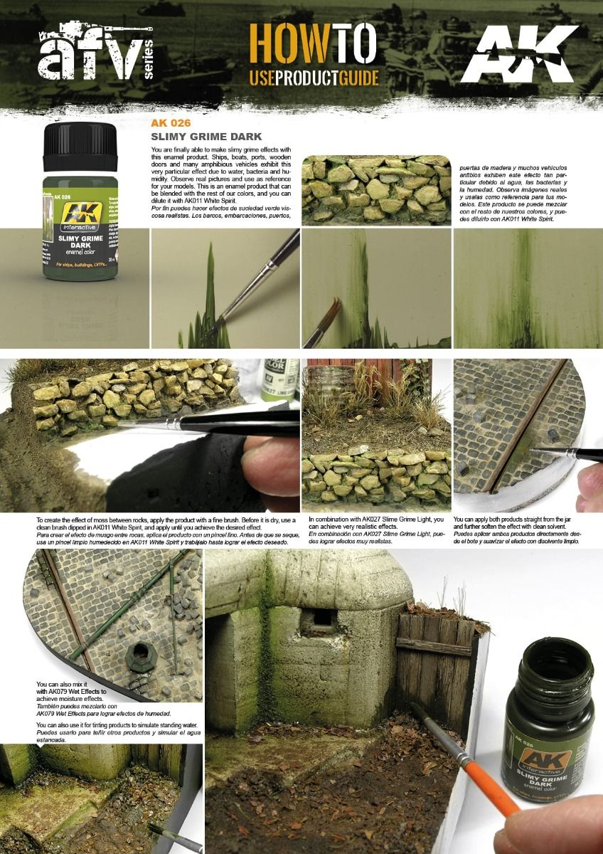 AK Interactive: Weathering Products - Slimy Grime Dark