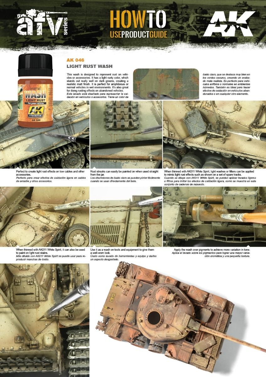 AK Interactive: Weathering Products - Light Rust Wash