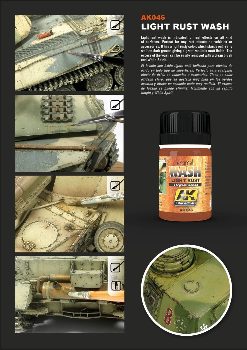 AK Interactive: Weathering Products - Light Rust Wash