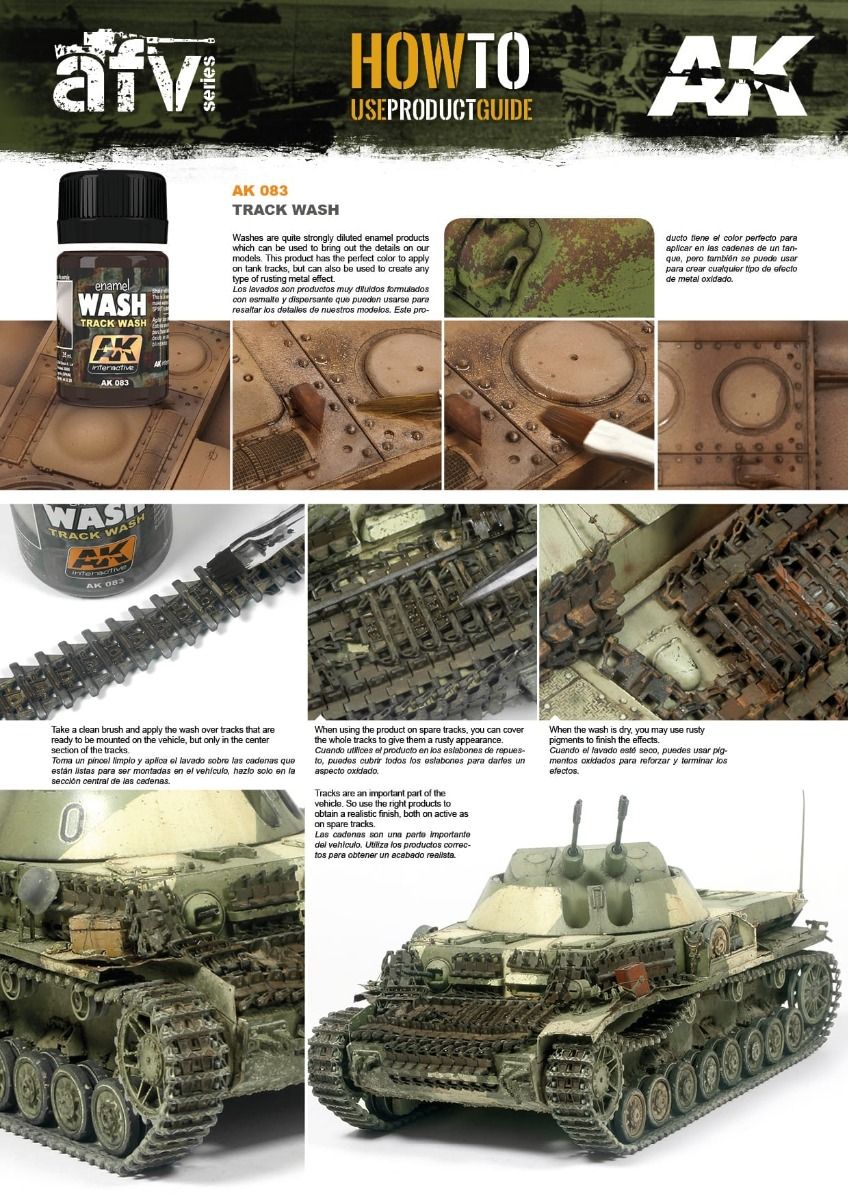 AK Interactive: Weathering Products - Track Wash