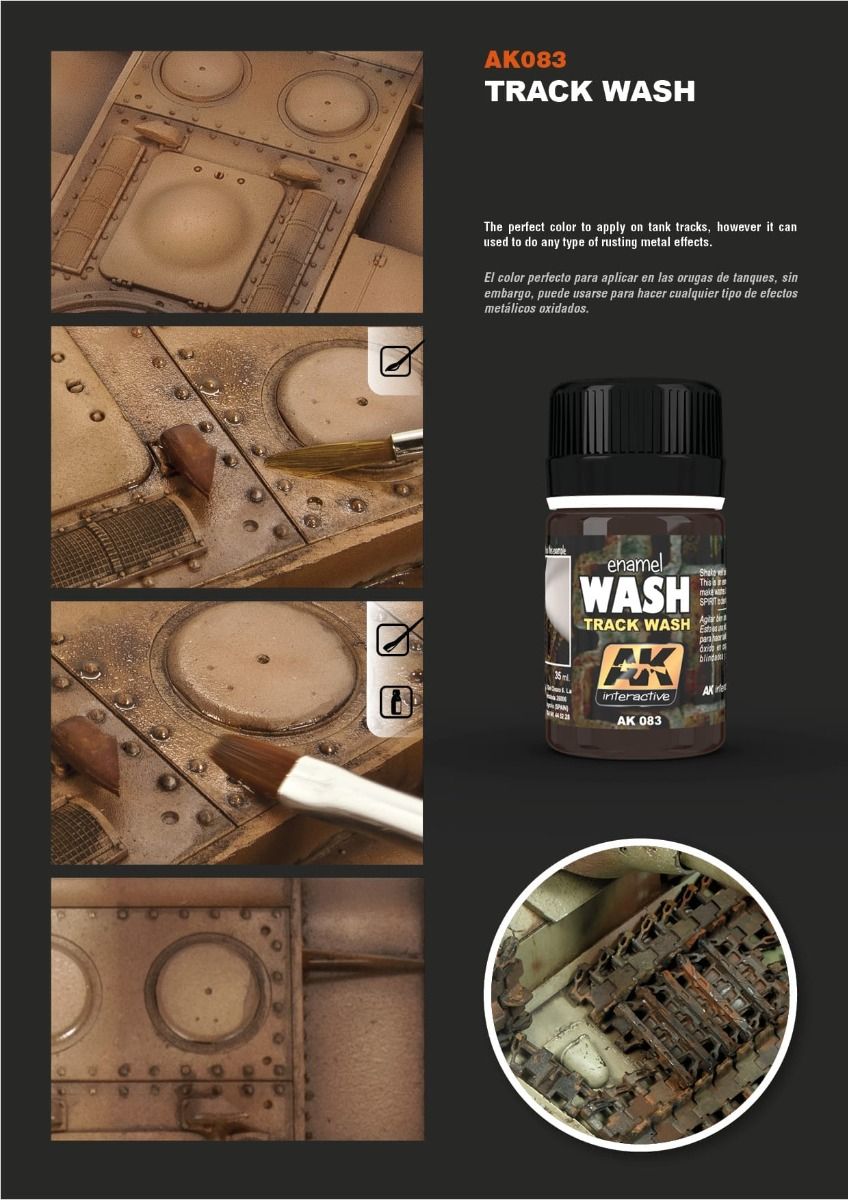 AK Interactive: Weathering Products - Track Wash