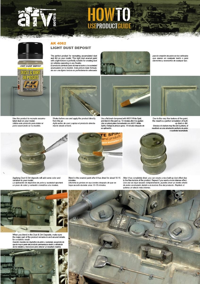 AK Interactive: Weathering Products - Light Dust Deposit