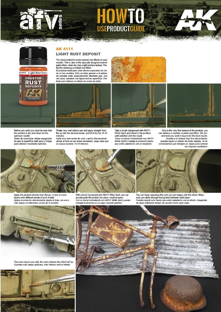 AK Interactive: Weathering Products - Light Rust Deposit