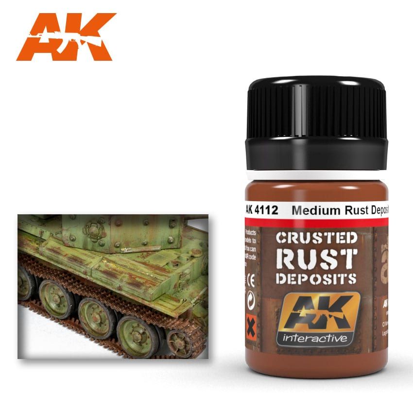 AK Interactive: Weathering Products - Medium Rust Deposit