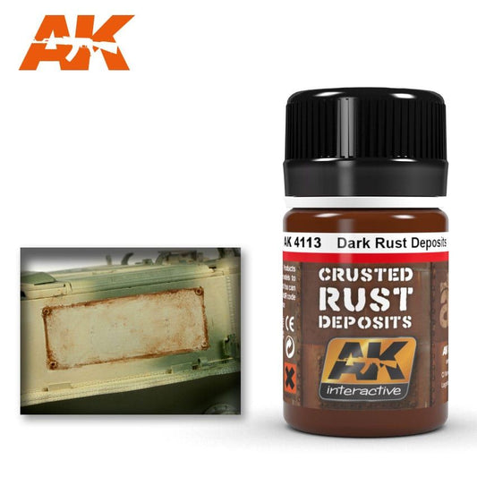 AK Interactive: Weathering Products - Dark Rust Deposit