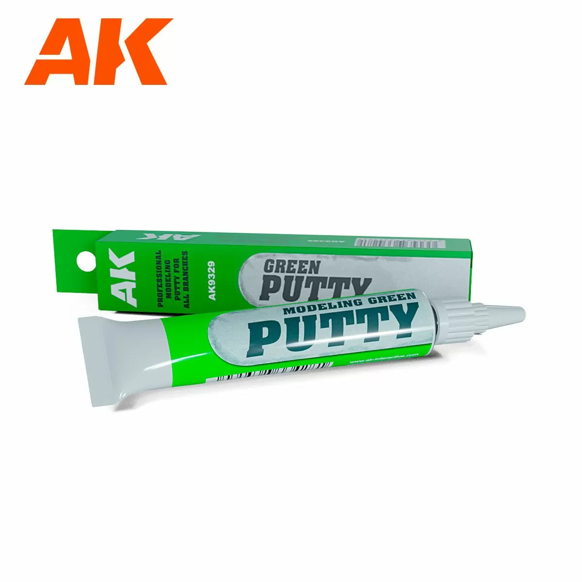 AK Interactive: Modelling Green Putty - High Quality 20ml