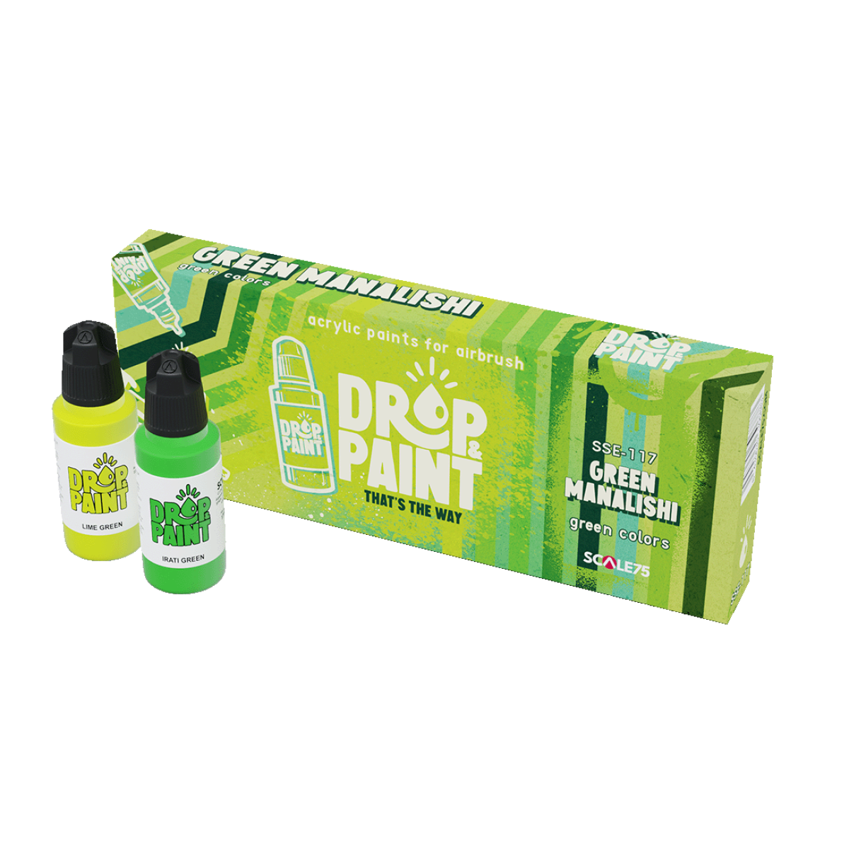 Scale75: Drop & Paints - Green Manalishi Paint Set