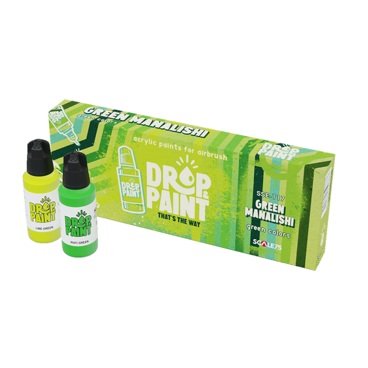 Scale75: Drop & Paints - Green Manalishi Paint Set