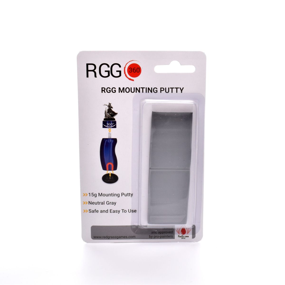 Redgrass: 15g of mounting Putty for RGG360 - Neutral Gray