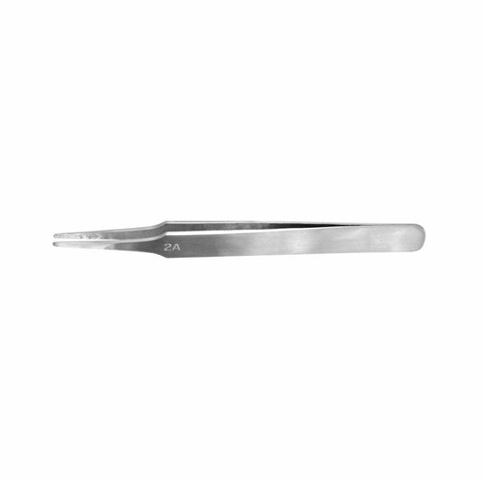 Vallejo Hobby Tools: Flat Rounded Stainless Steel Tweezers (120 mm)