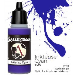 Scale75: Inktense Cyan