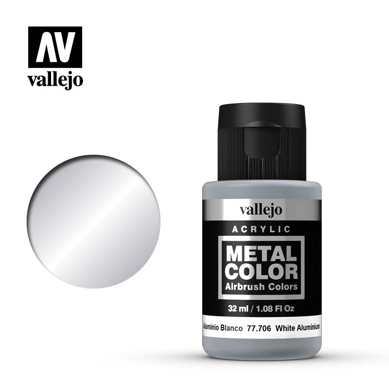 Vallejo Metal Colour - White Aluminium 32ml
