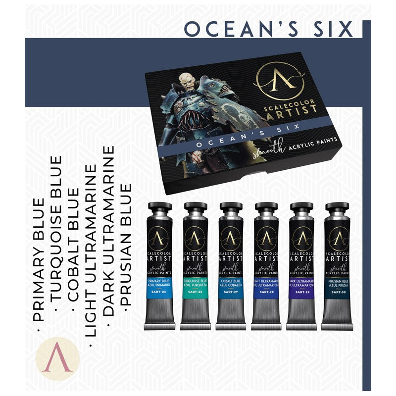 Scale75: Scalecolor Artist Ocean's Six Set