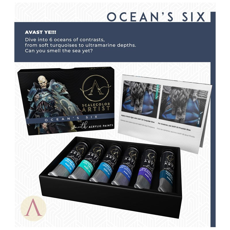 Scale75: Scalecolor Artist Ocean's Six Set